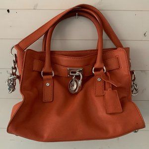 Michael Kors Hamilton Traveler Orange Purse